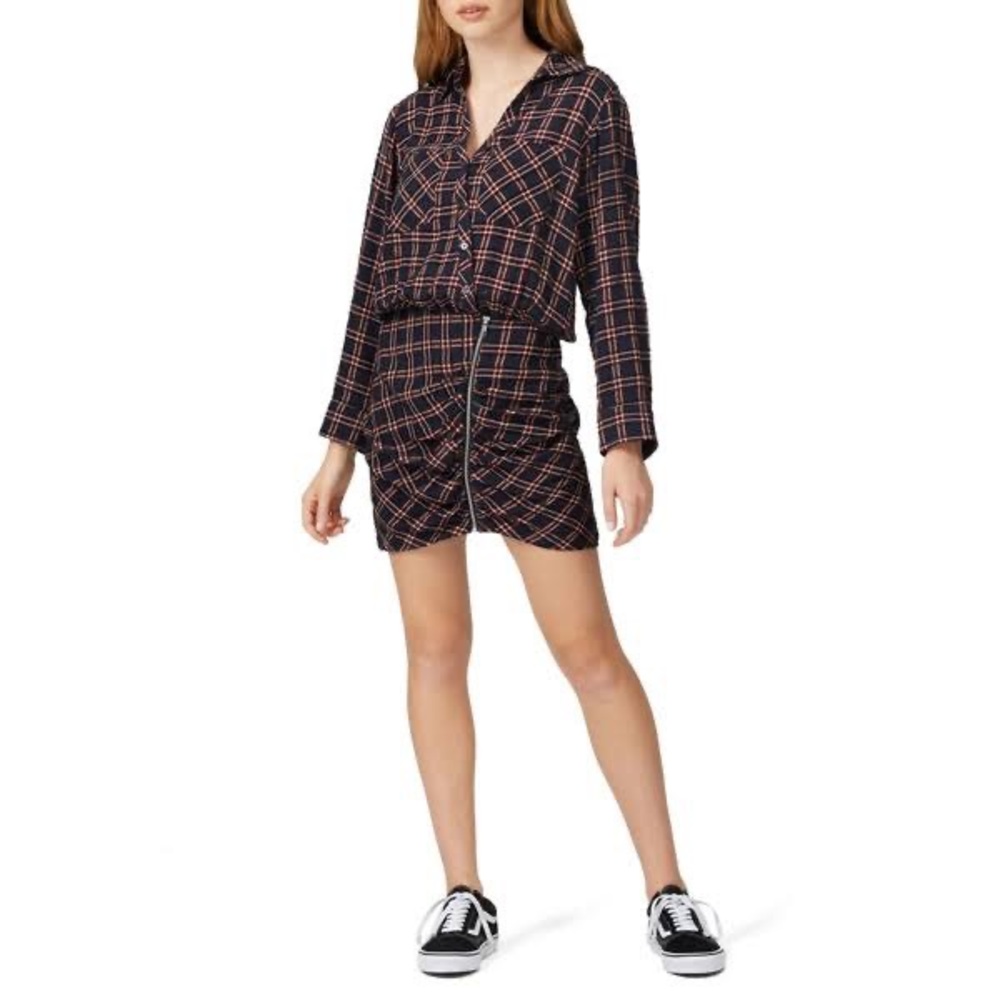 NWT Veronica Beard Plaid Mini Dress